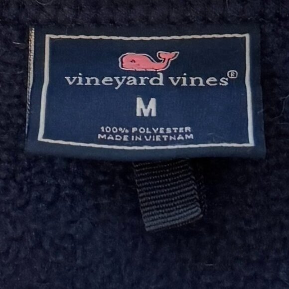 Vineyard Vines Nantucket Island Full Zip Sherpa Vest Size Medium - Picture 3 of 6